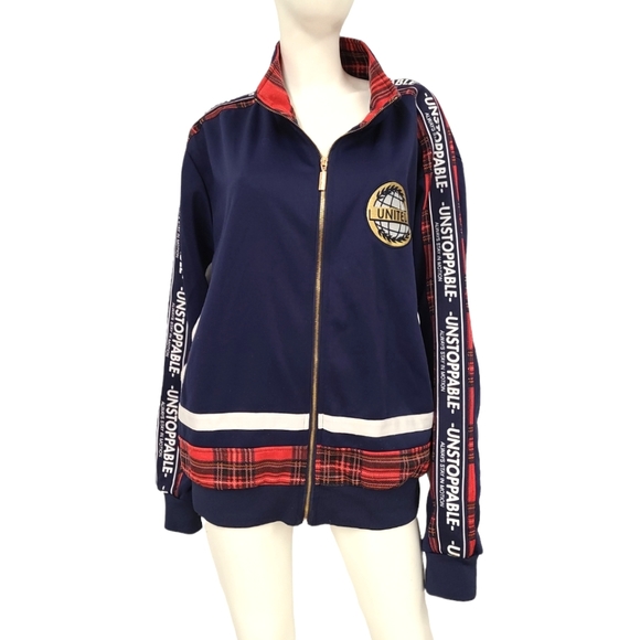 One Color One Nation Zippered Track Jacket - Picture 2 of 7